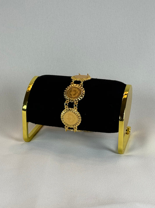 Golden Coin "Lira" Bracelet