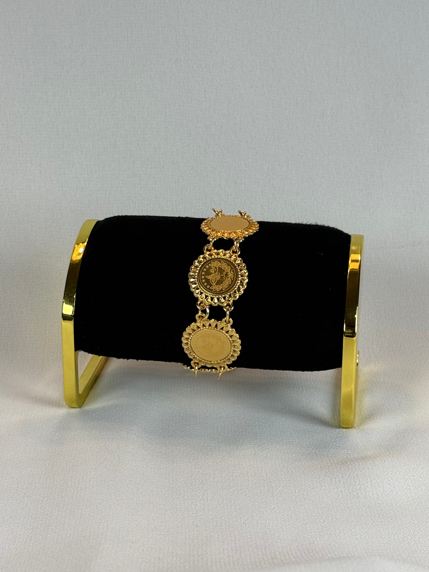 Golden Coin "Lira" Bracelet