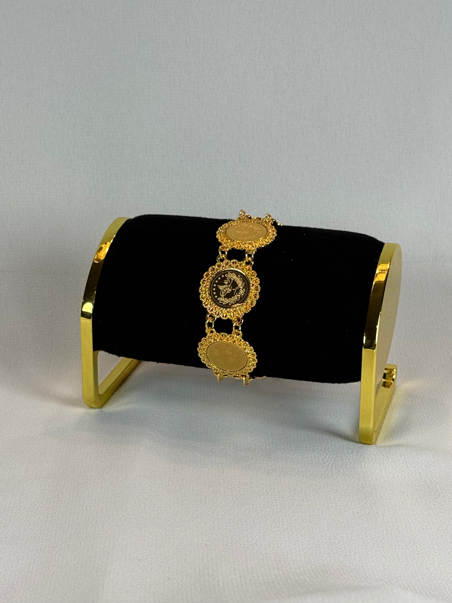Golden Coin "Lira" Bracelet