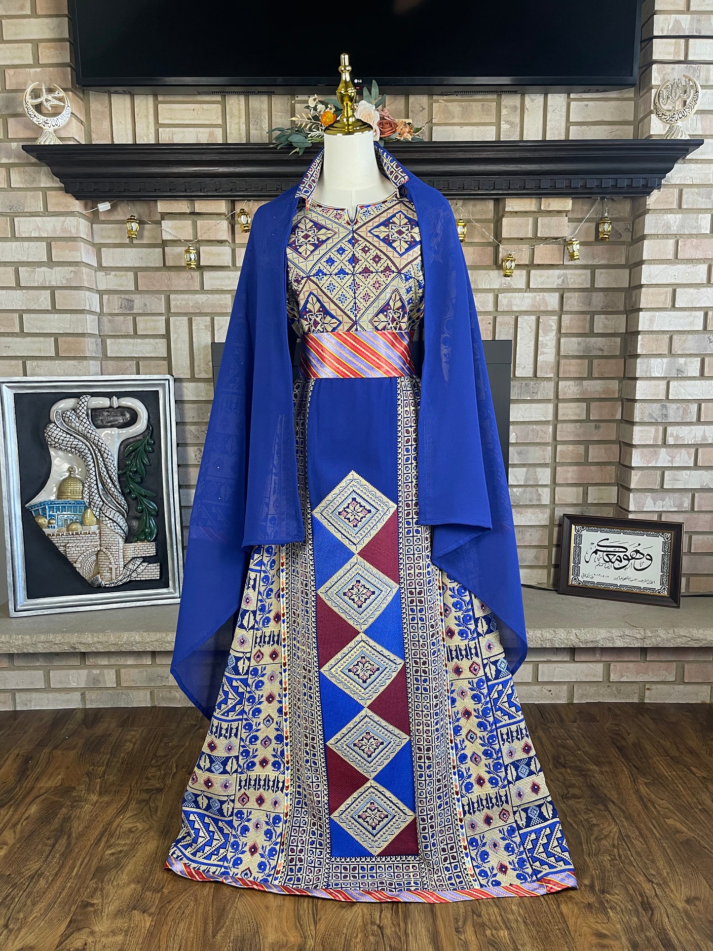 Blue Al-Bireh Thobe
