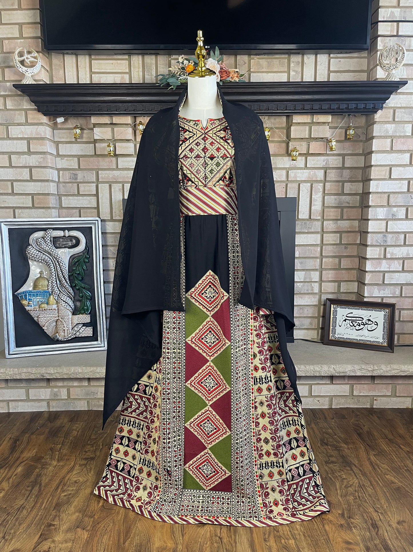 Black Al-Bireh Thobe