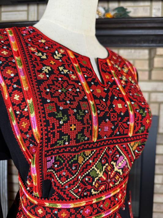 Black/Red Silwad Thobe
