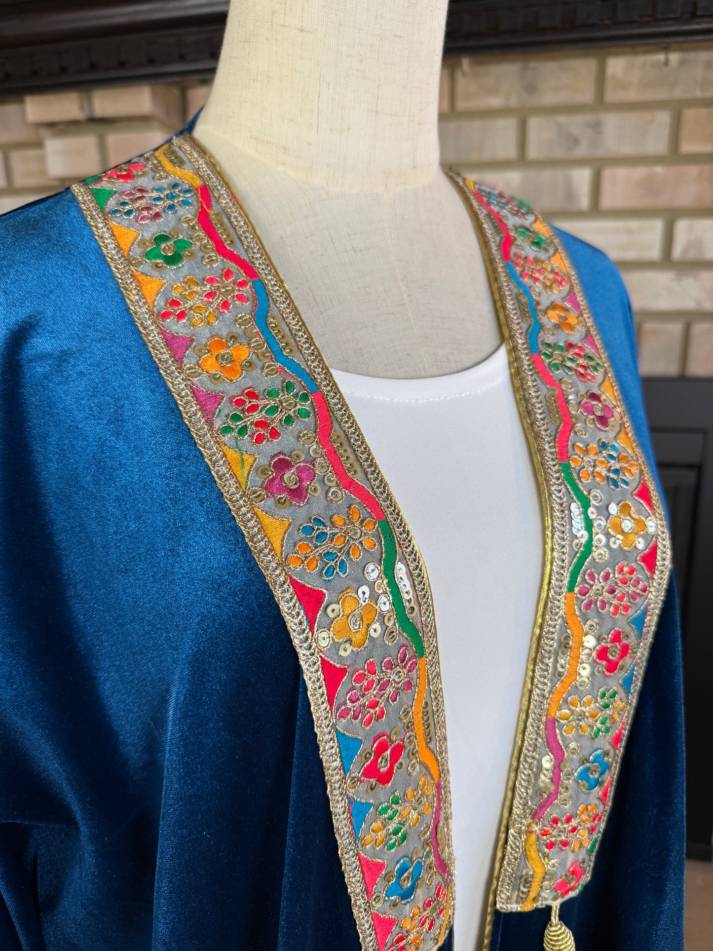 Velvet Royal Blue Pattern Besht