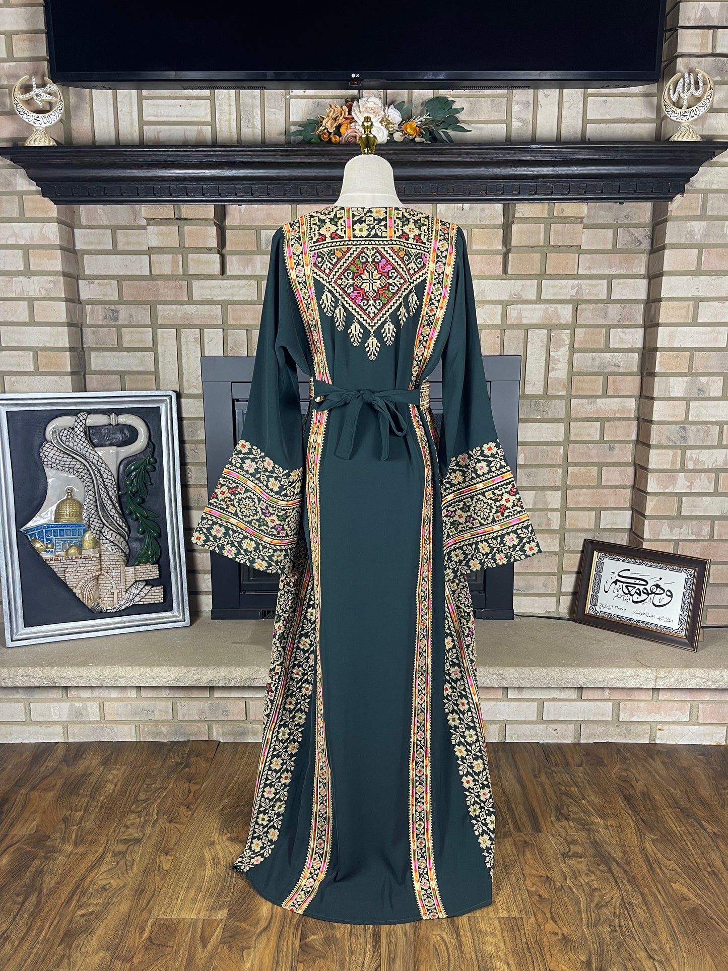 Olive Green Silwad Thobe