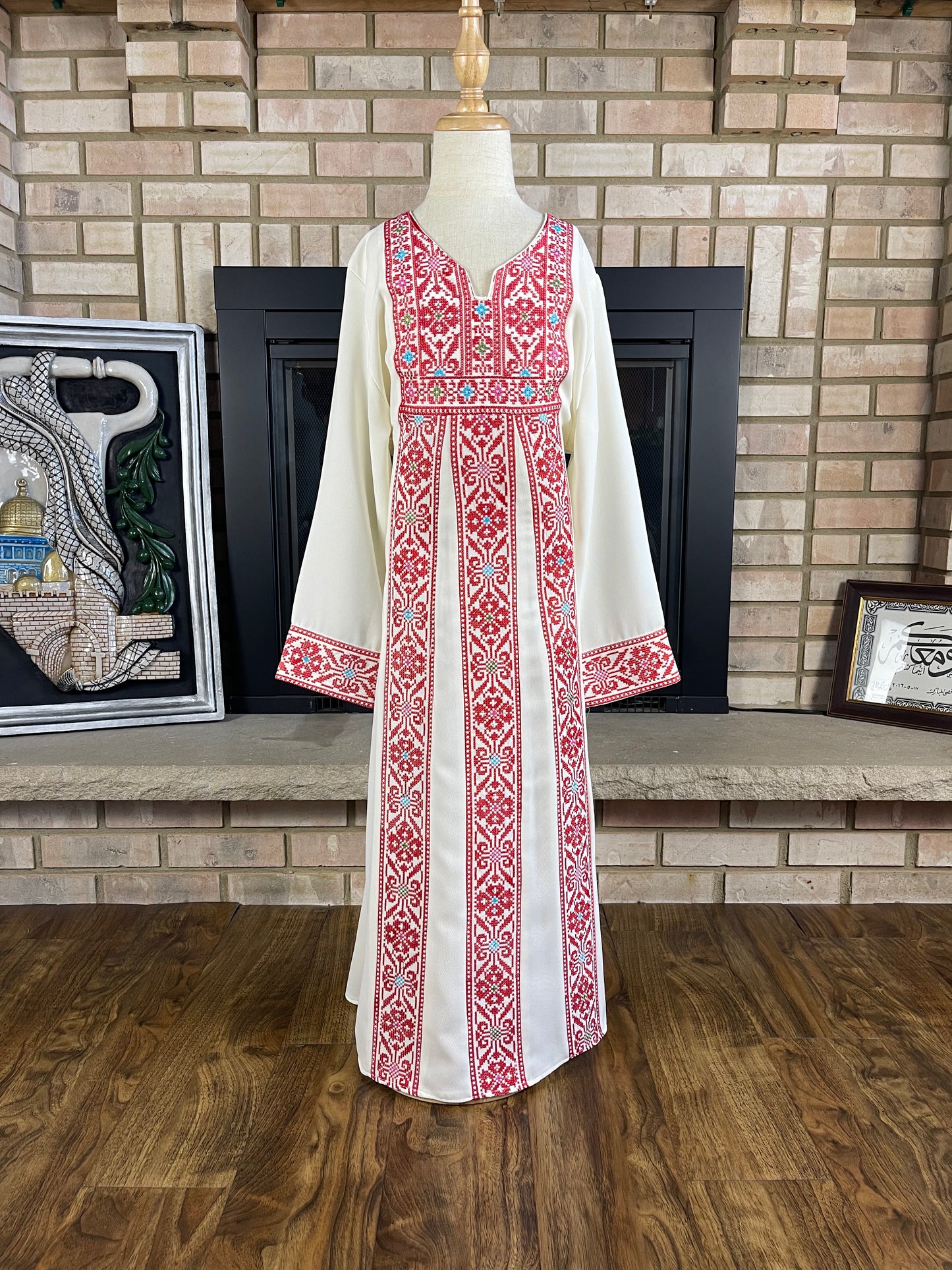 Kids White Traditional Thobe