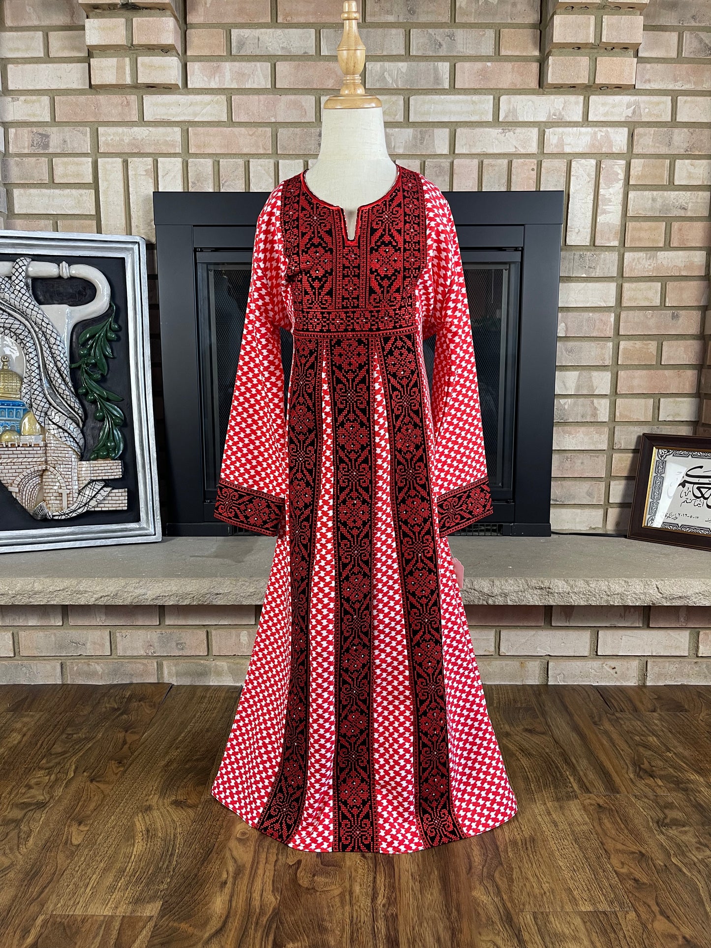 Kids Red Kuffiyeh Traditional Thobe