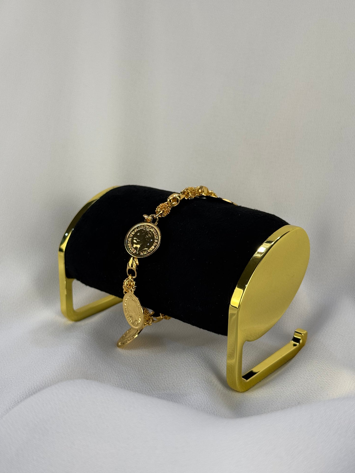 Golden Coin "Lira" Bracelet