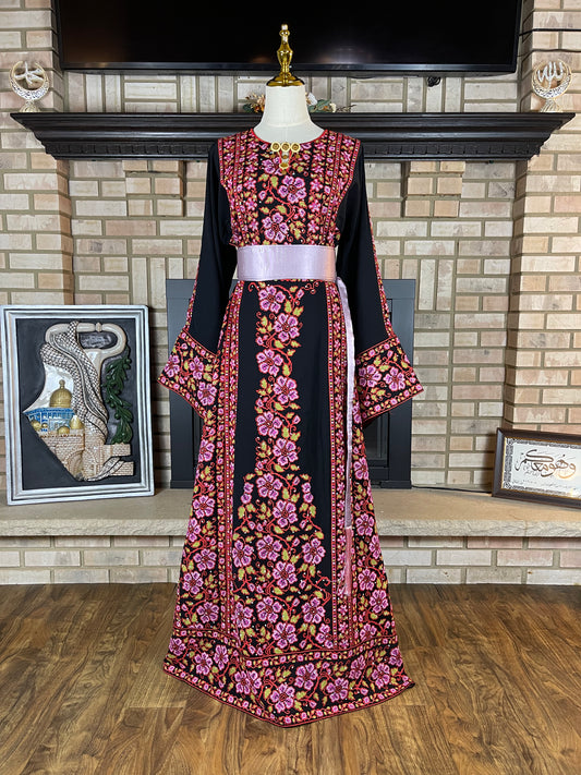 Black/Pink Jaffa Thobe